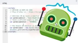 Comment afficher la date du jour sur une page SystemeIO ?