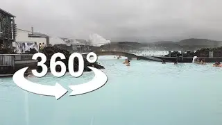 Geothermal spa BLUE LAGOON, VR 360 video