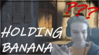 SO I WENT AND HELD BANANA AND THIS HAPPENED!
