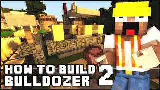 ► Minecraft : How to Make - Bulldozer 2