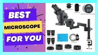 3.5X-180X Clip on desktop Stereo Trinocular Microscope Jewelry