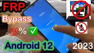Redmi A1 2023 FRP Bypass Android 12 ,New Solution,Redmi A1 google account unlock