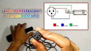 Cara menyambung kabel mic mono ataupun stereo yang putus dengan baik dan benar sesuai standar sni