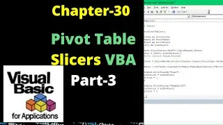 How to Create Pivot Table Slicers in excel VBA | Create Pivot Table Slicers in excel using VBA