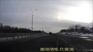 Что случилось с водителем? | ДТП 28.02.2015