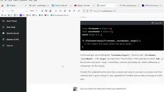 ChatGPT, Compare Two Float Numbers