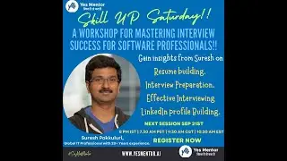 Skill Up Saturday Session on Interview Tips for Resume Building, LinkedIn Profile building