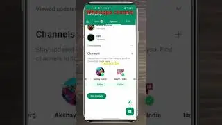Whatsapp channel