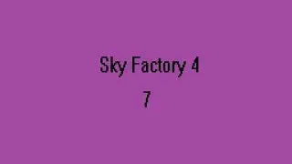 Sky Factory 4: Basic Mekanism and Processing