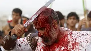 SHIA MUSLIMS BEAT THEMSELVES 2016 VIDEO (PART 3)