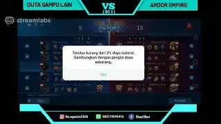 Duta Sampo Lain Vs Ardor Empire , TURNAMEN FOX.ORGANIZER S21