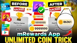 mRewards app trick 2024 💯🤑 || m Rewards app new coin trick || m rewards app coin bypass script