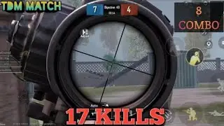 TDM MATCH |8 COMBO| 17 KILLS | GROZA | PUBG MOBILE|FULL BANG BANG MATCH|BY F1RE GAMER|