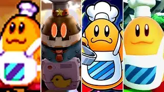 Evolution of Chef Kawasaki in Kirby Games (1996-2023)
