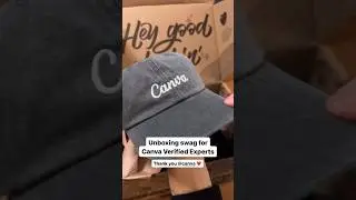 Unboxing Canva Swag