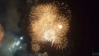 Fire show New year in dubai 2017