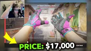 He unboxed VICE Gloves with RARE float... *POOR GABEN*