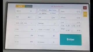 Full auto chemistry analyzer Item setting