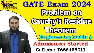 Problem on Cauchy's Residue Theorem | Engineering Maths 3 | Gate 2024 | @ImpactAcademyOfficial