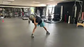 Wide Stance Hip Internally Rotated MB Behind Head Spinal Rotation