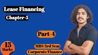 Lease Financing, Mbs 3rd Sem || Corporate finance, Chapter 4 (part-4)//MACRS Method of Depreciation