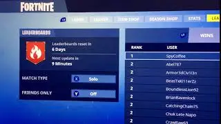 I Am Number One In The World On Fortnite!