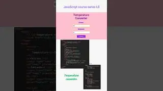 how to create a temperature converter using javascript..temperature converter..