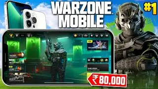 I Finally Played WARZONE MOBILE On IPHONE 13 🤯 Better Than BGMI & FF | Hindi
