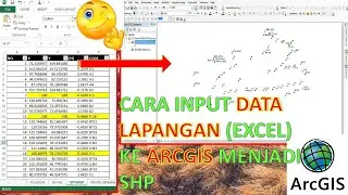 TUTORIAL Arcgis: input data lapangan ke arcgis