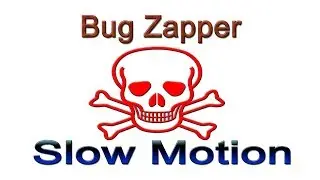Electric Bug Zapper in Slow Motion video
