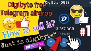 digibyte free telegram airdrop / how to sell it? /what is digibyte?