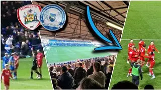 RED CARD, PENALTY, 4 GOALS & LIMBS!/ Peterborough Vs Barnsley Vlog!
