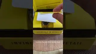 Invicta Kutu Açılışı.