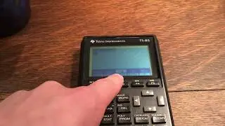 How to Program on a Ti-85