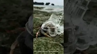 Keşiş Yengeçleri ve Plastik Kirliliği: 3D Baskı Evlerle Hayatta Kalma Mücadelesi