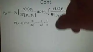 Inhomogeneous 2nd order Differential Equations