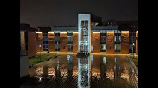 На главном здании МИЭТа смонтировали и включили подсветку фасада