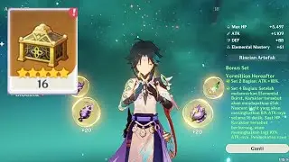 ENHACE ARTEFAK DARI SPIRAL ABBYS UNTUK XIAO [ENCHACE ARTEFAK]- GENSHIN IMPACT