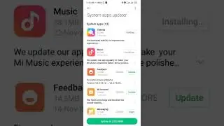 Redmi Note 8 Pro New System Apps Update| Fixed Bugs 