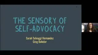 GAP presents: ''The Autistic OT: Sensory Processing and Self-Advocacy''