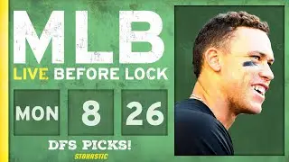 MLB DFS Picks Today 8/26/24: DraftKings, FanDuel & PrizePicks Baseball Lineups | Live Before Lock