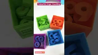 Colourful rings |Counting | Colours | Numbers | Educational Videos for Kids