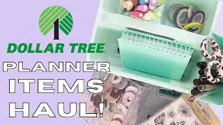 DOLLAR TREE PLANNER ITEMS HAUL | AFFORDABLE PLANNER ORGANIZATION