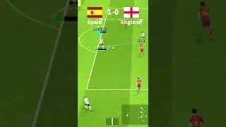 Spain 2-1 England EURO 2024  │ eFootball Mobile 2024