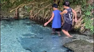Swimming and cooking  in the crystal clear water | life province | Philippines