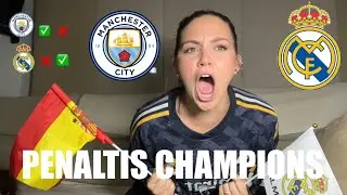 REACCIÓN MADRIDISTA PENALTIS VS Manchester City | CUARTOS FINAL😱🤩🤯😭