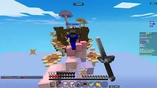 Beating a closet cheater cuz skyblock is down (hypixel bridge)