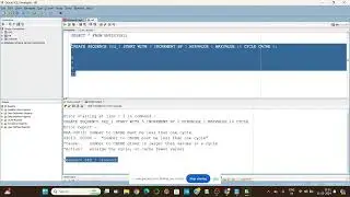 Sequence and Virtual column - SQL Series - 25