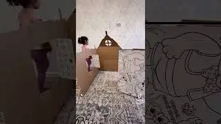 Собрали домик из коробки