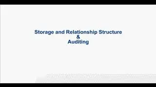Storage(segments), Relationship structures Auditing ASSM
